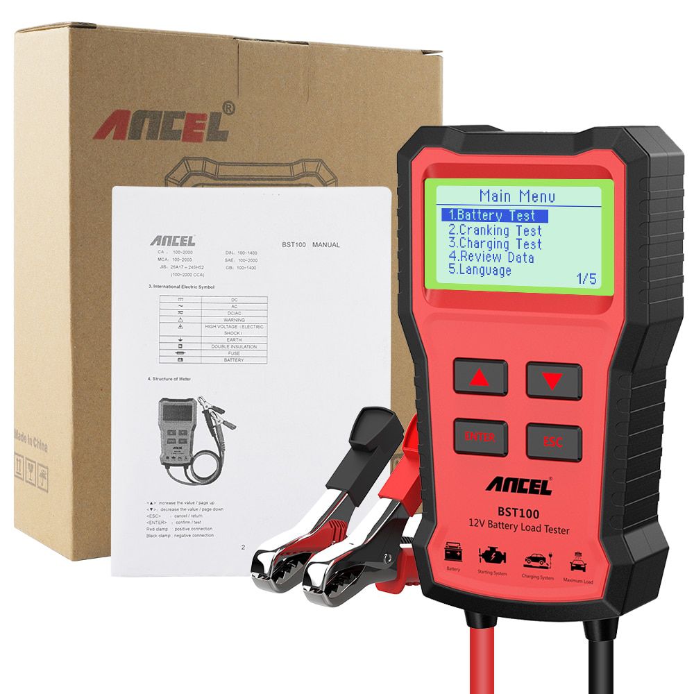 Ancel BST100 Car Battery Tester