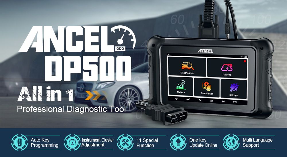 ANCEL DP500 OBD2 Auto Car Key Programmer 