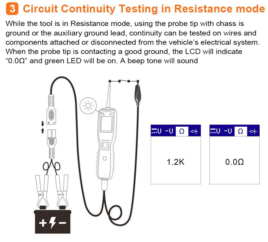 Ancel PB100 Circuit Tester