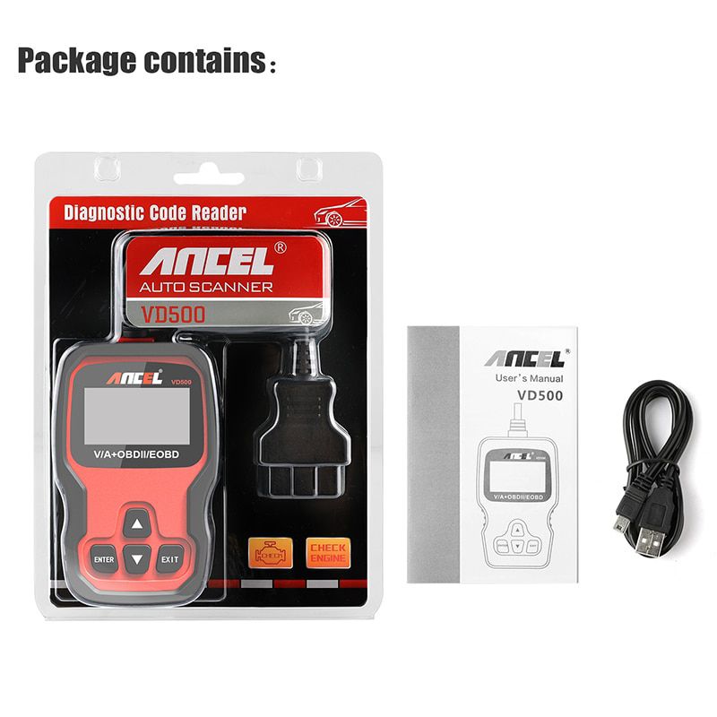 ANCEL VD500 OBD II Diagnostic Scanner