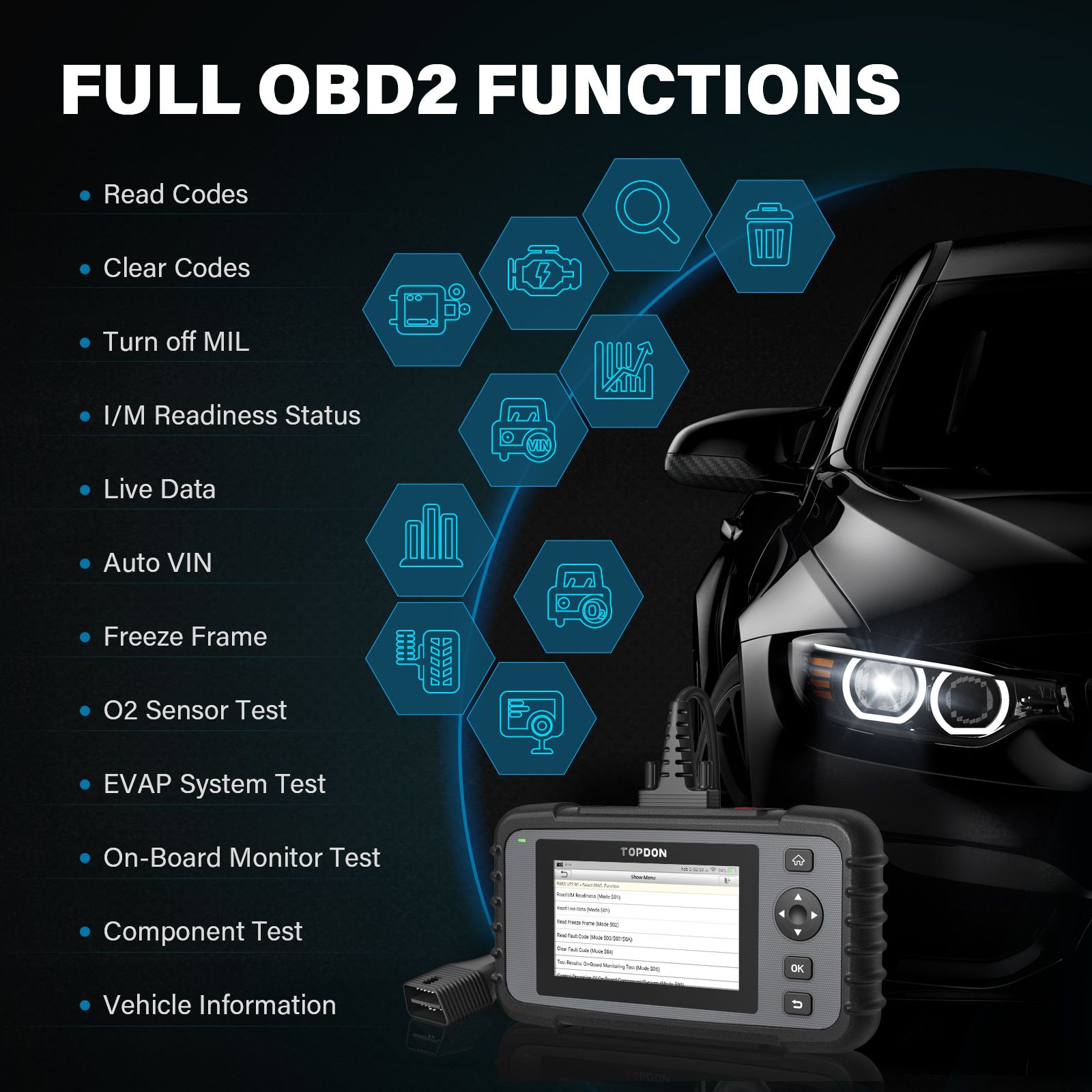 TOPDON ArtiDiag500 OBD2 Scanner