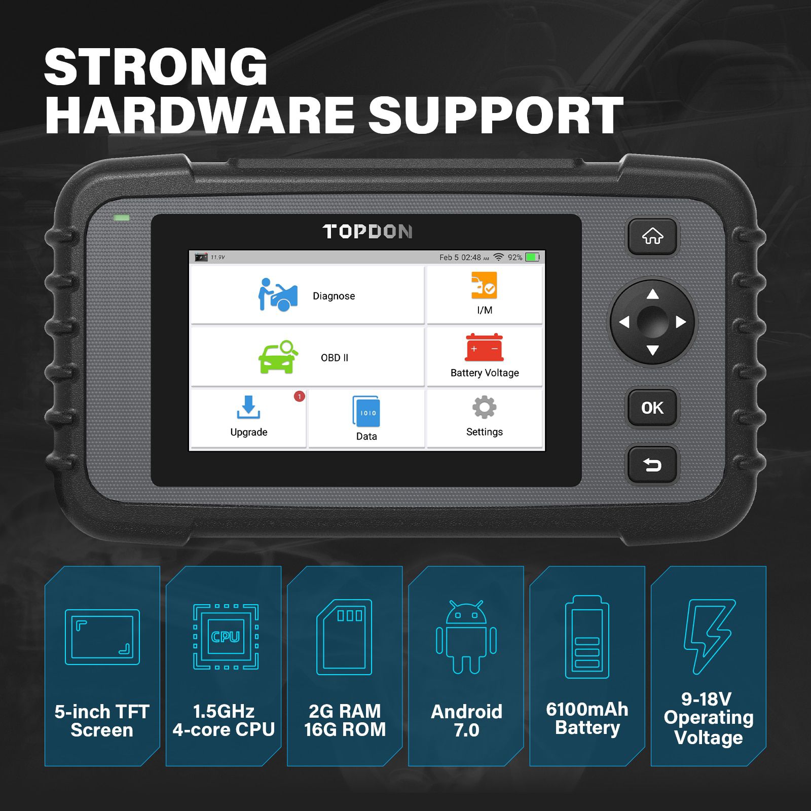 TOPDON ArtiDiag500 OBD2 Scanner