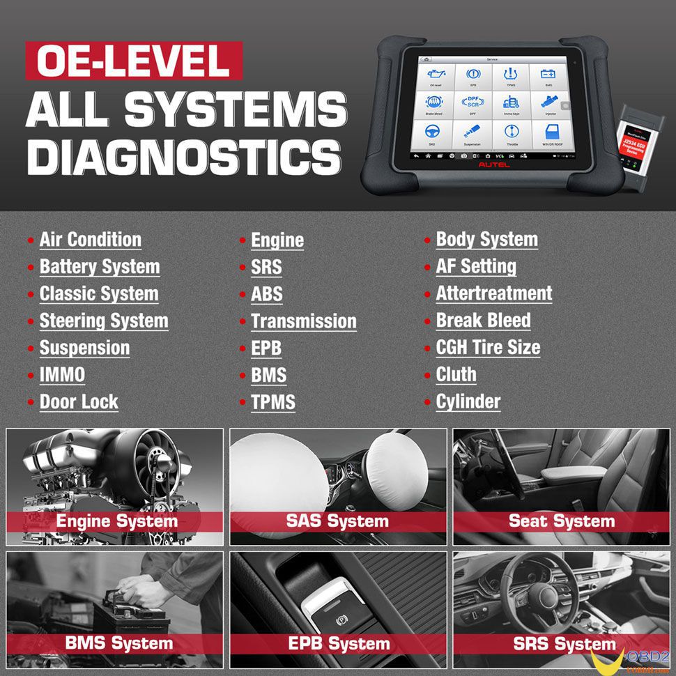 Autel Maxisys Elite II All System Diagnosis