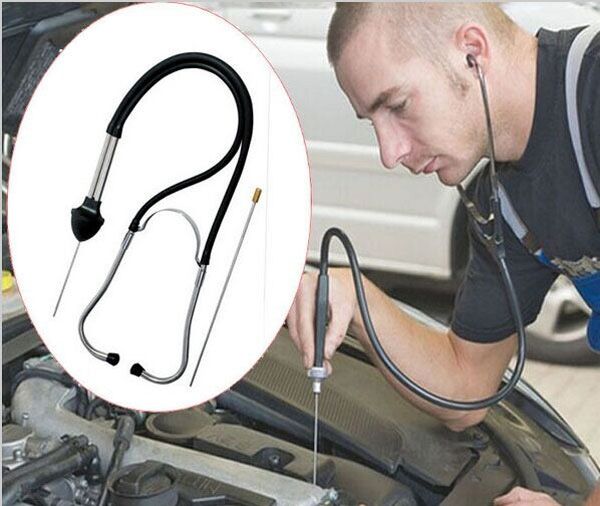 Automobile cylinder stethoscope display