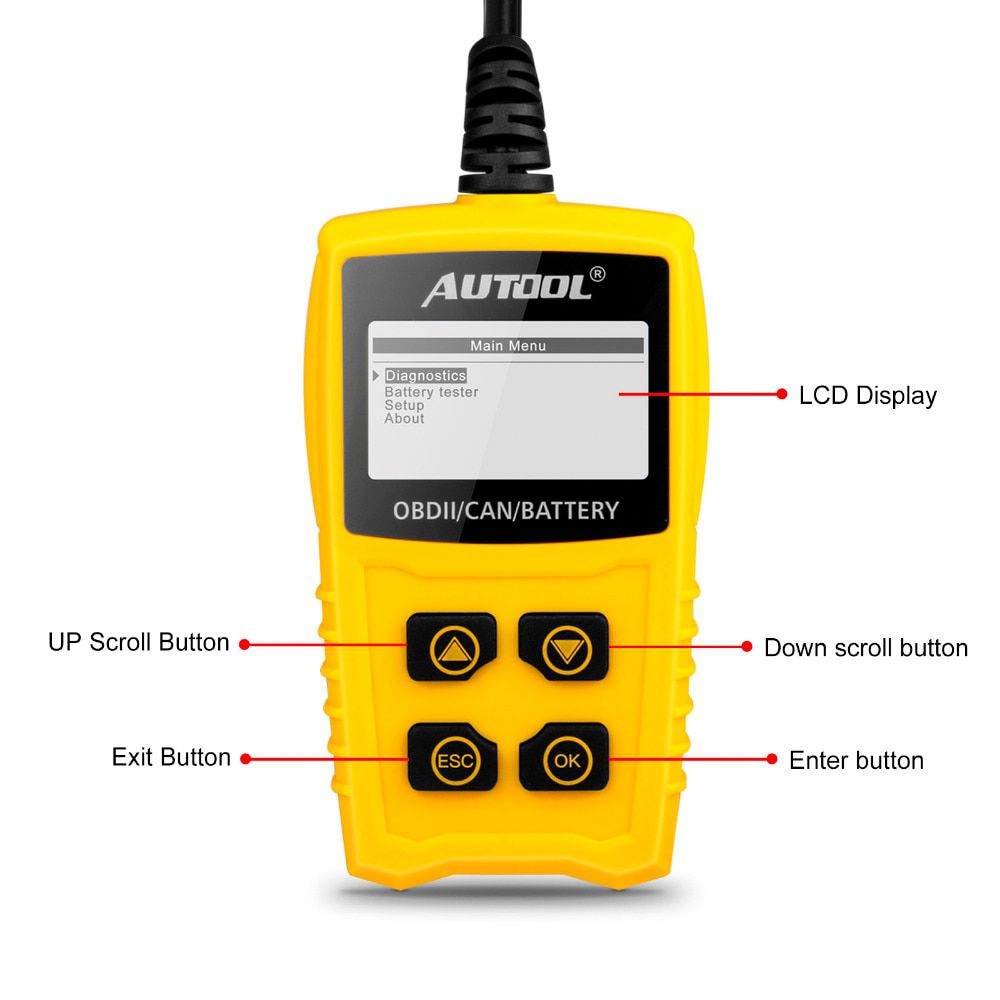 AUTOOL CS330 OBD Code Reader Scanner