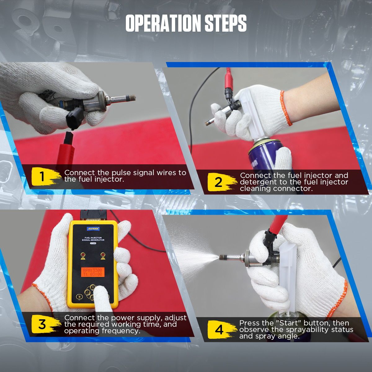 AUTOOL CT60 Auto Fuel Injector Tester