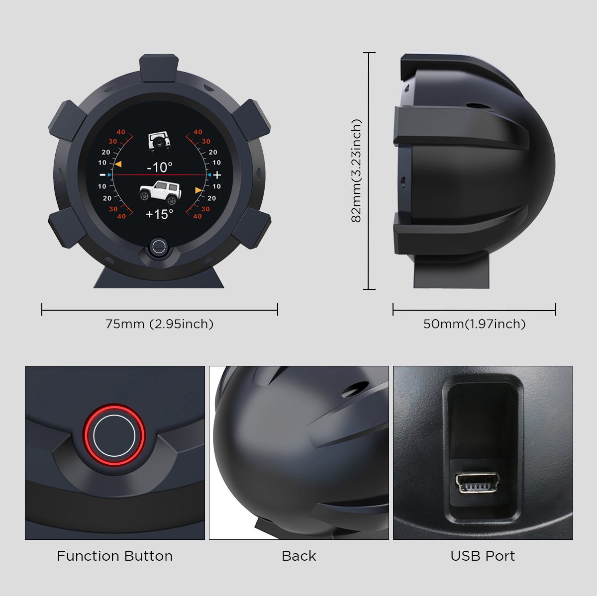 AUTOOL X95 Car Motorcycle GPS Speed Meter Gauge