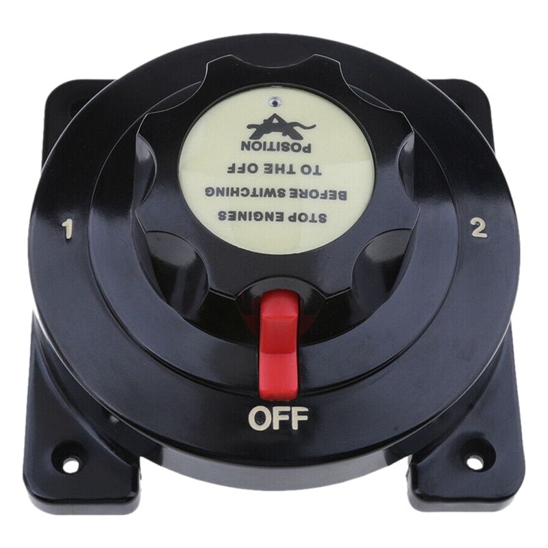 Heavy Duty Marine Dual Battery Switch Isolator 