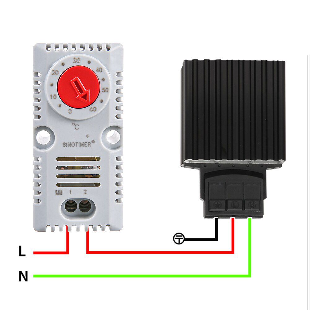 0-60°C Cabinet Mechanical Temperature Controller 