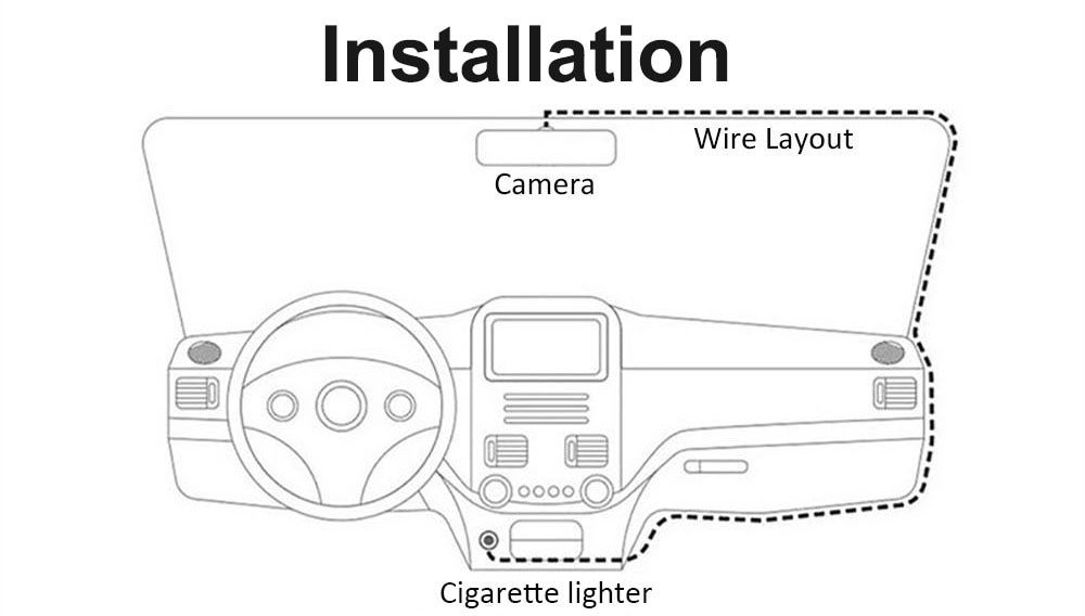 Car DVR 2.4 Full HD 1080P DashCam Vehicle Camera