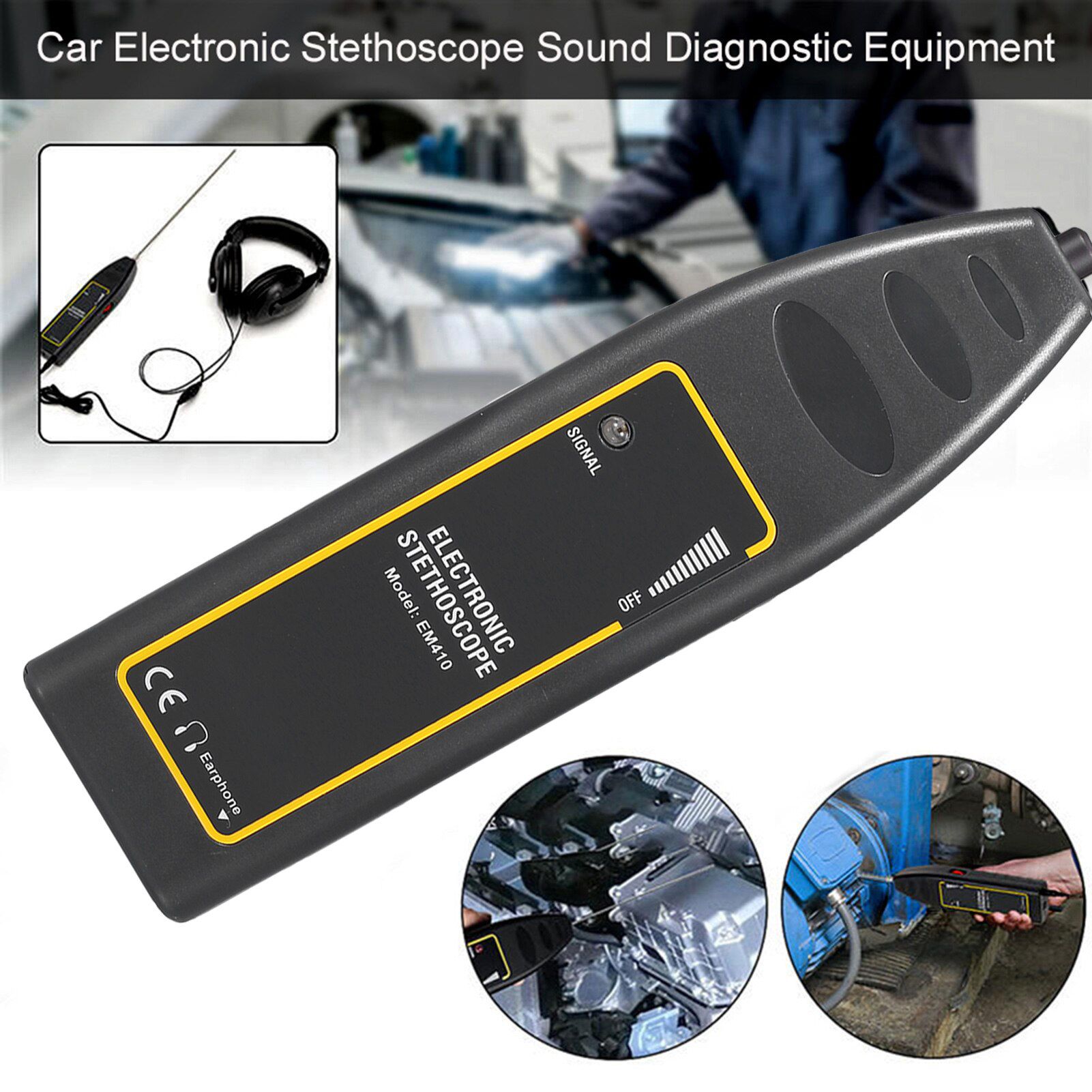 Car Electronic Stethoscope Sound Diagnostic Equipment 