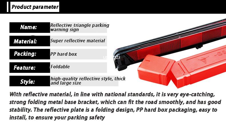 Car Emergency Breakdown Warning Triangle Car Stop Sign T