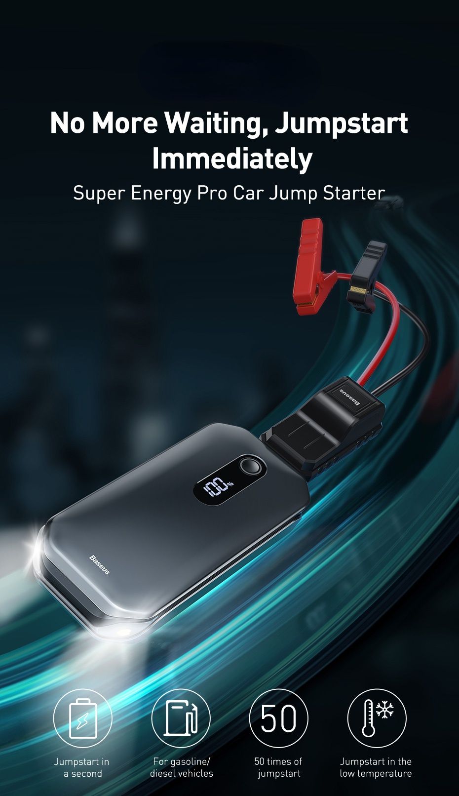 Portable Car Jump Starter 