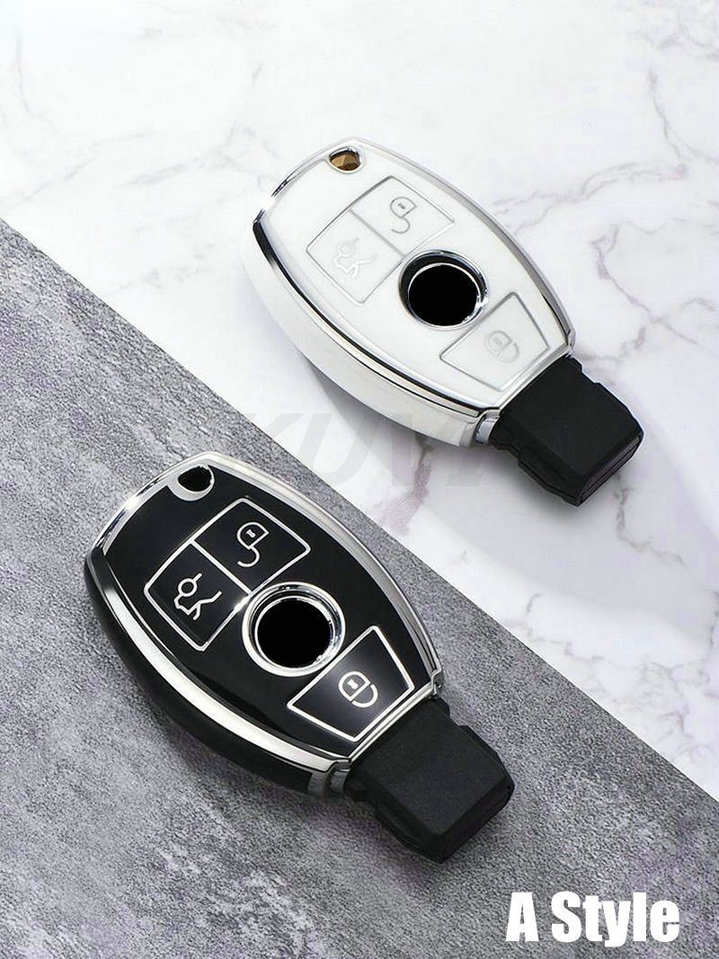 Electroplate TPU Car Key Case Cover 