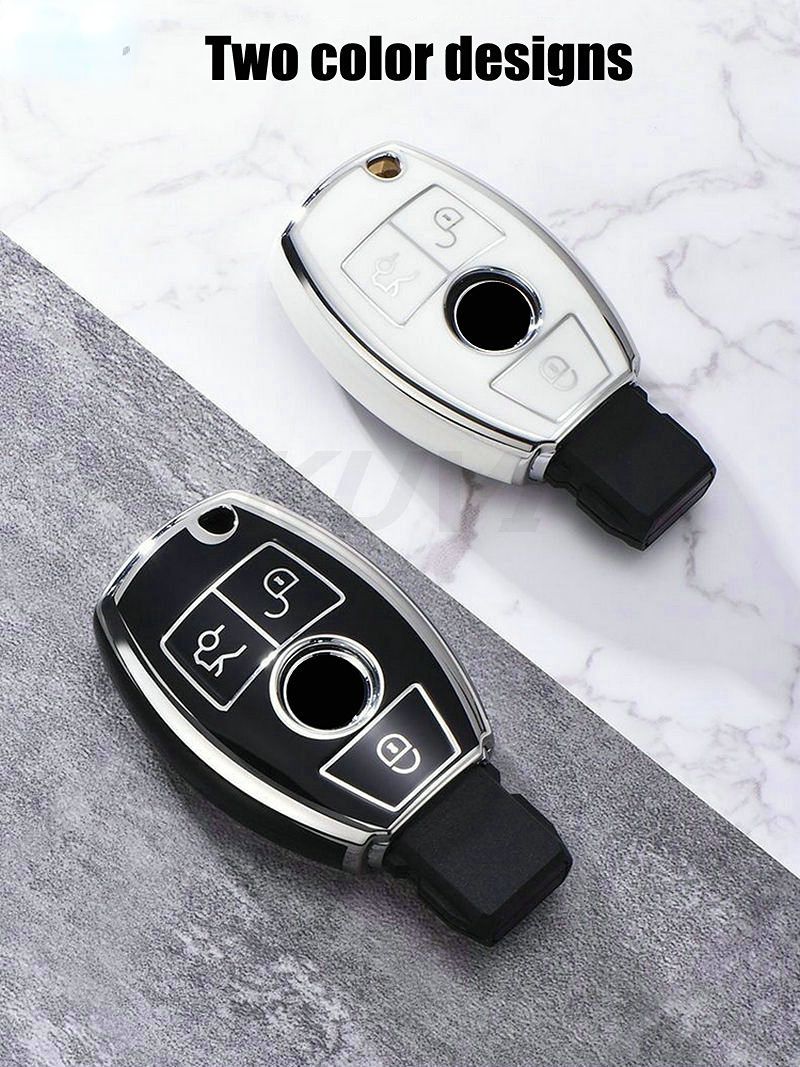 Electroplate TPU Car Key Case Cover 