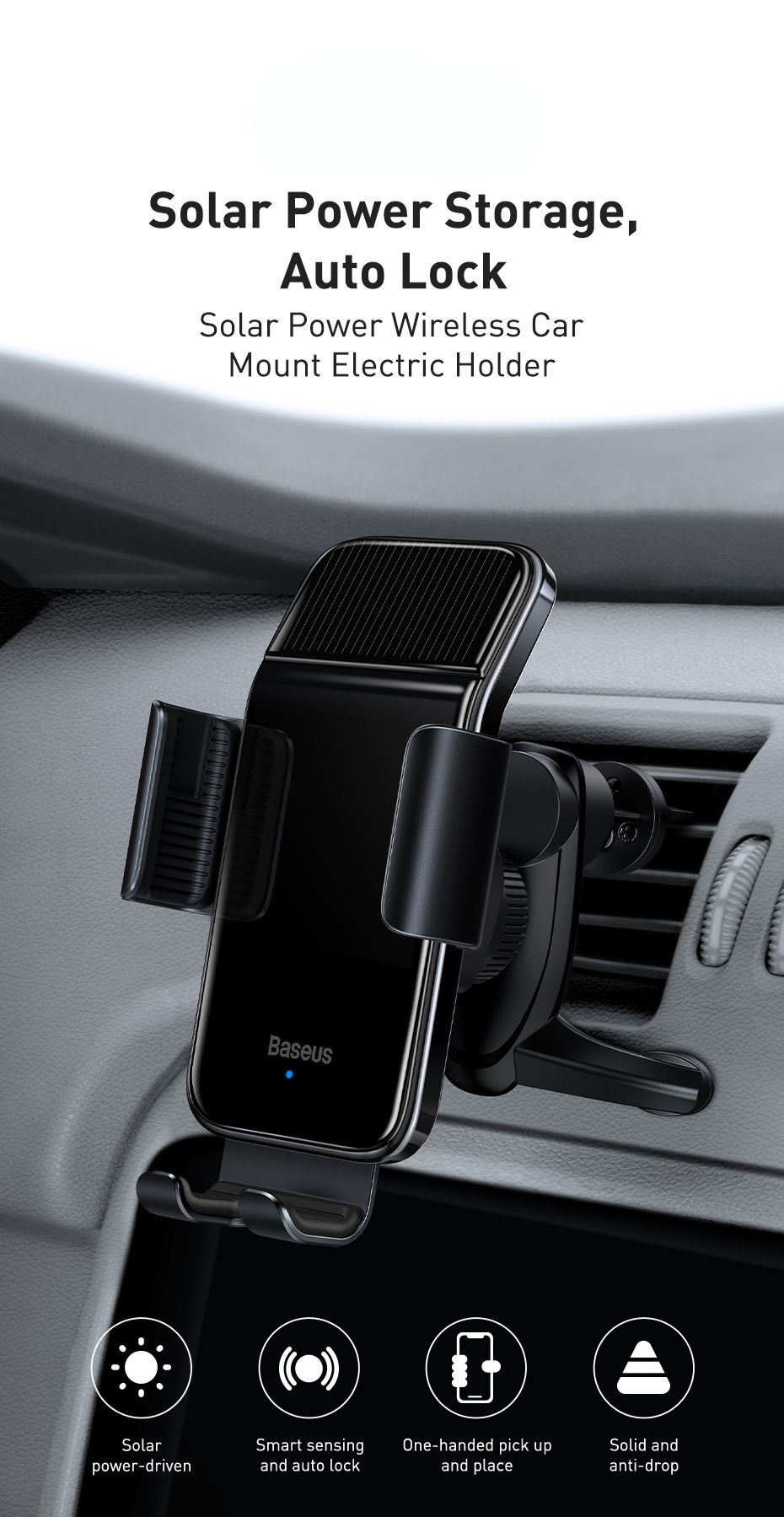 Car Phone Holder Smart Sensor 