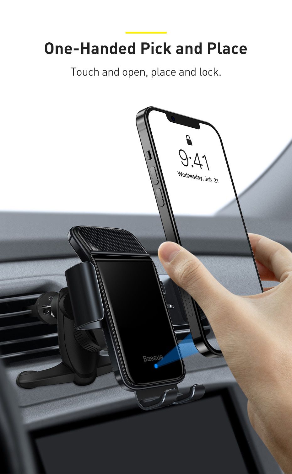 Car Phone Holder Smart Sensor 