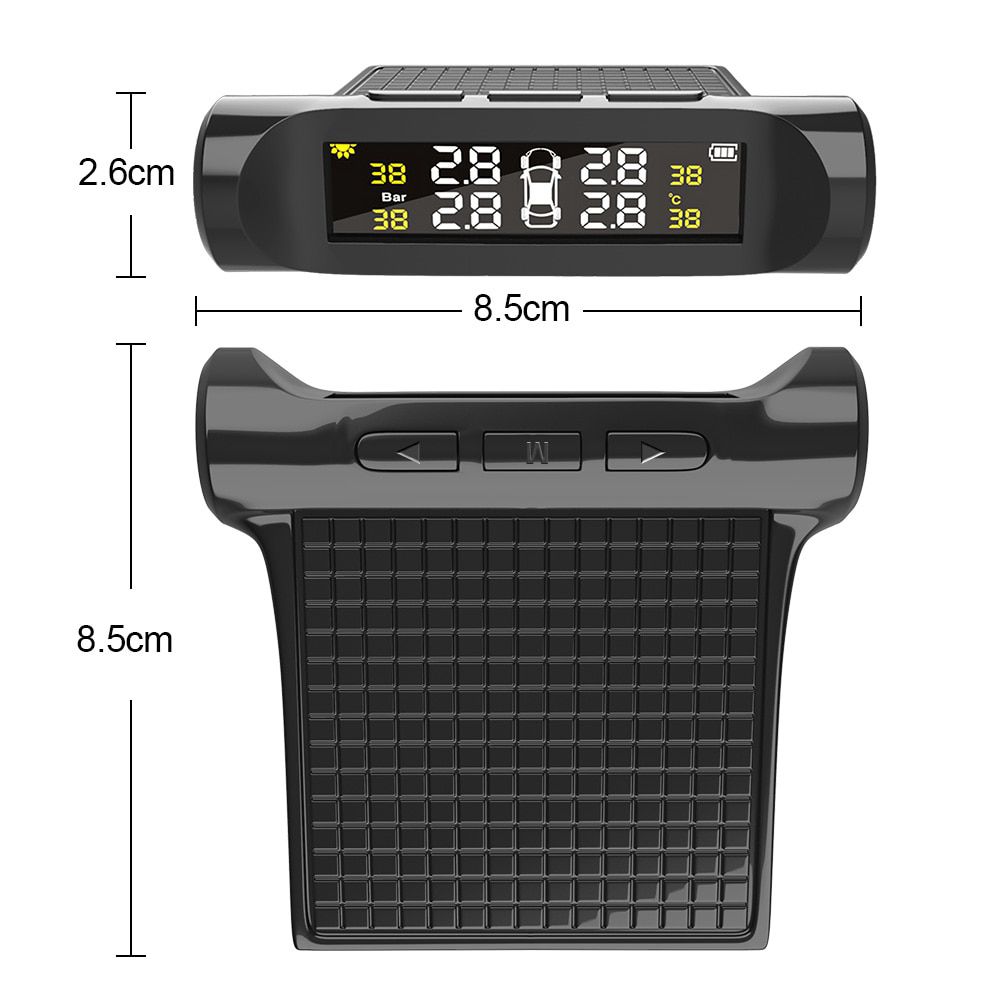 Car TPMS Tyre Pressure Monitoring System Solar Power 