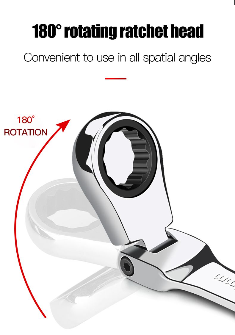 Combination Wrench Set Ratchet Spanner 