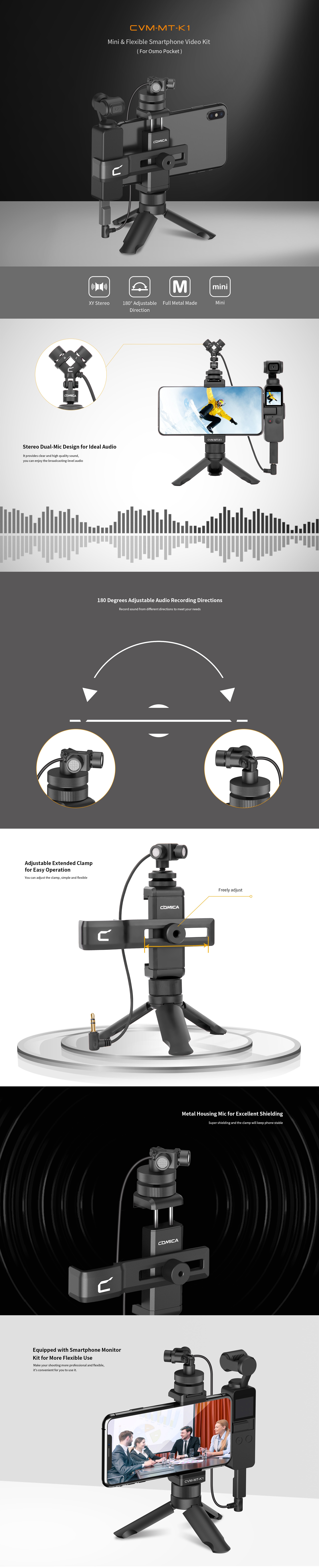 CVM-MT-K1 Smartphone Video Kit 