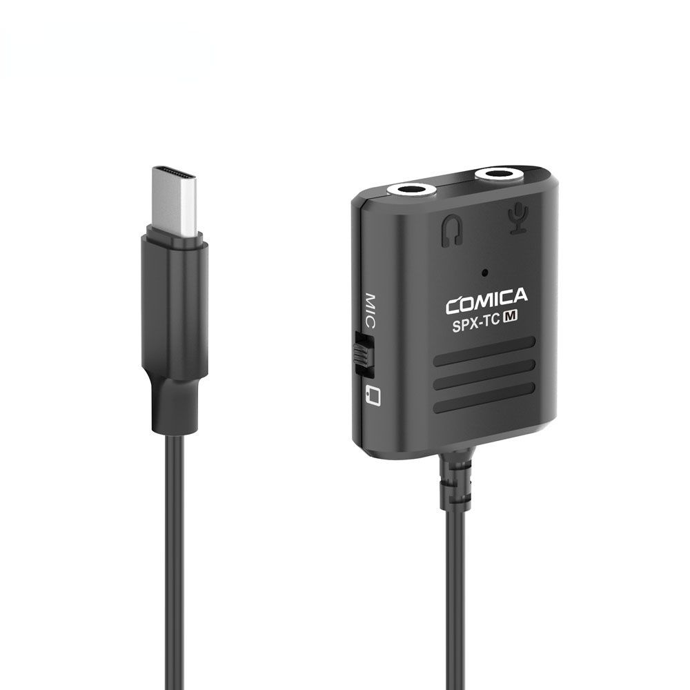 SPX-TC 3.5MM(TRS/TRRS) to Type-C/USB-C Dual Jack Splitte