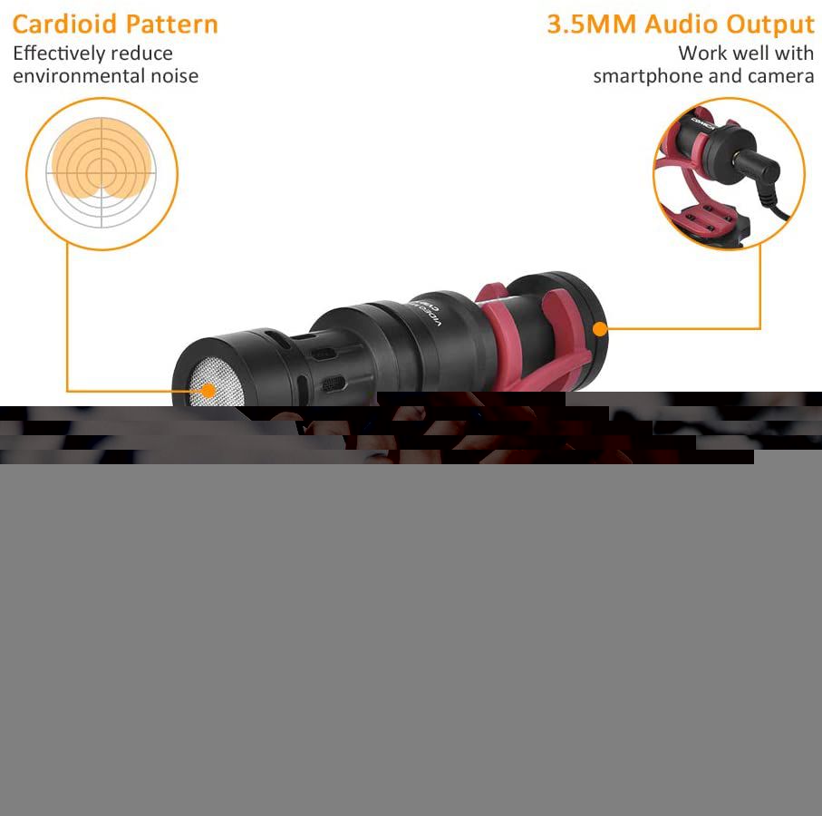 CVM-VM10II Video Recording Mic On Camera