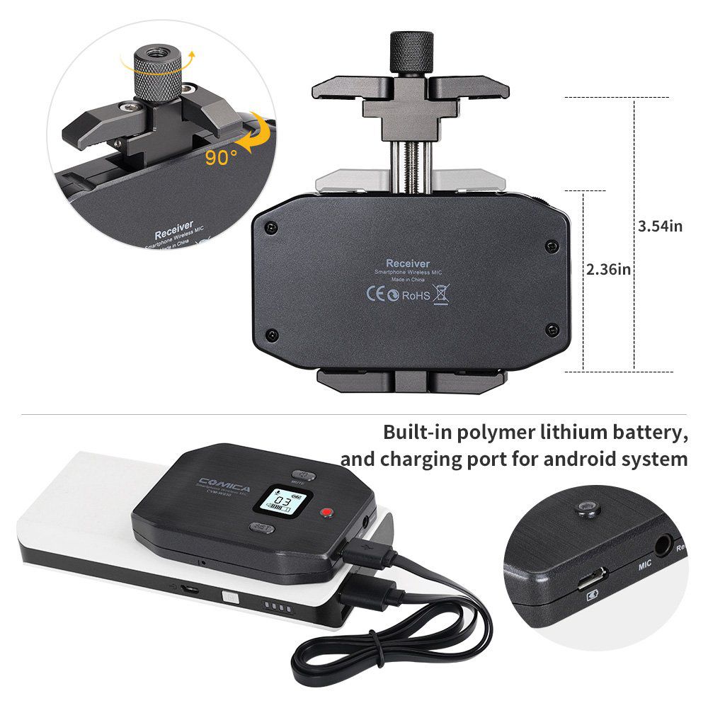 CVM-WS50 6 Channels Smartphone Wireless Lavalier 