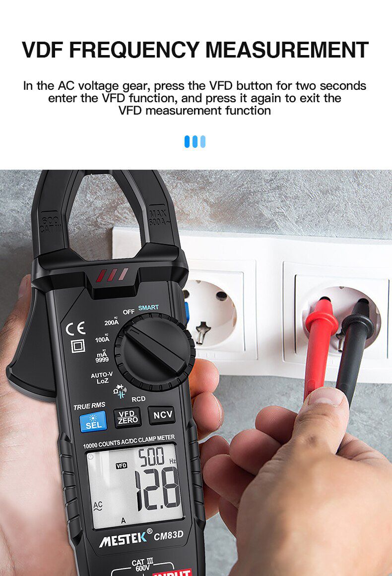 CM83A CM83B CM83C CM83D Digital Clamp Meter