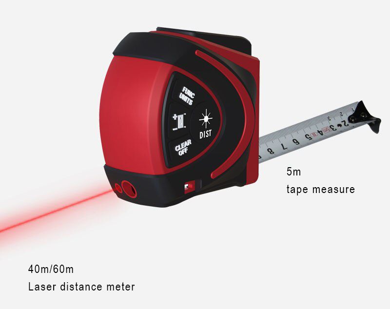 Laser Measuring Tape Measure 40M Digital Distance Meter