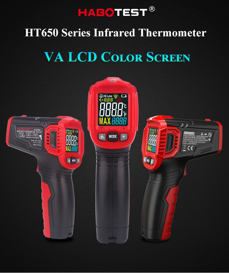 Digital Infrared Thermometer Handheld Temperature Meter