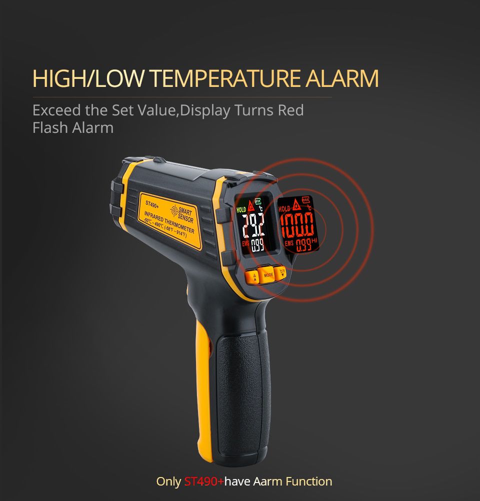 AE320 ST390 ST490 Digital Infrared Thermometer