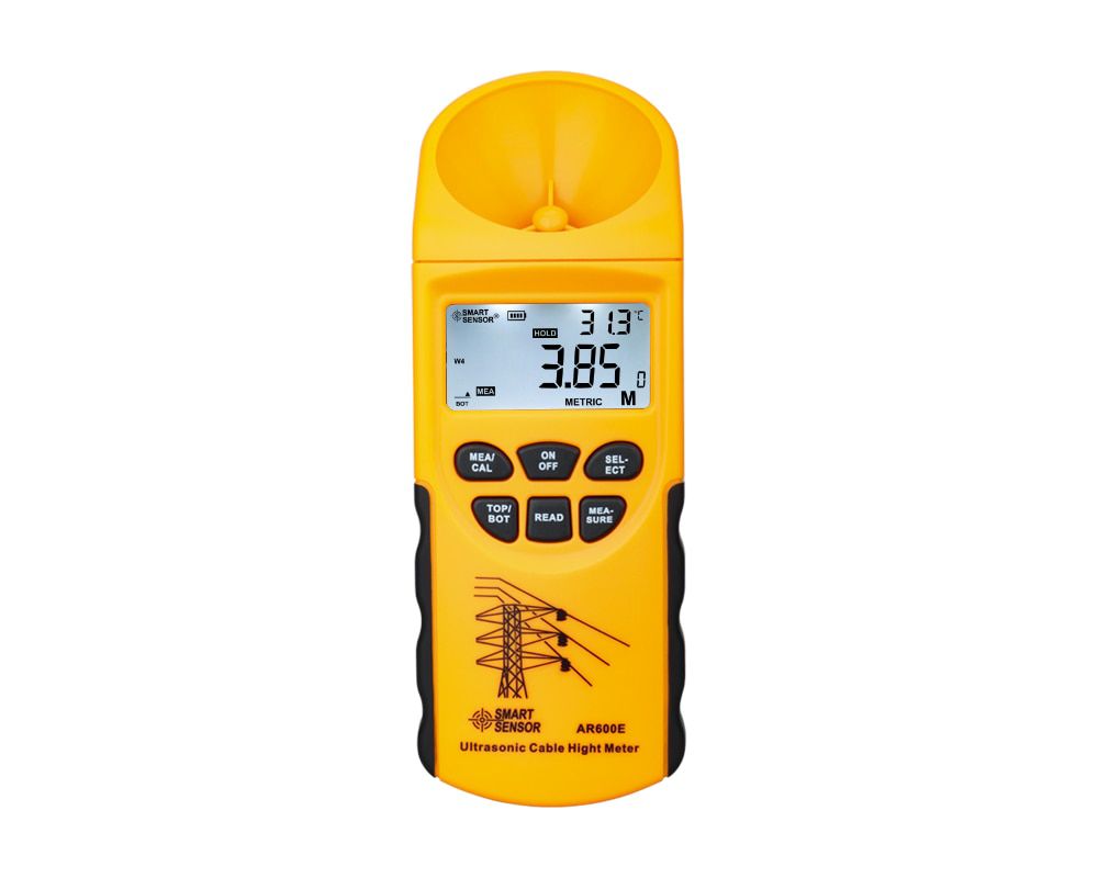 AR600E Digital LCD Ultrasonic Cable Height Meter