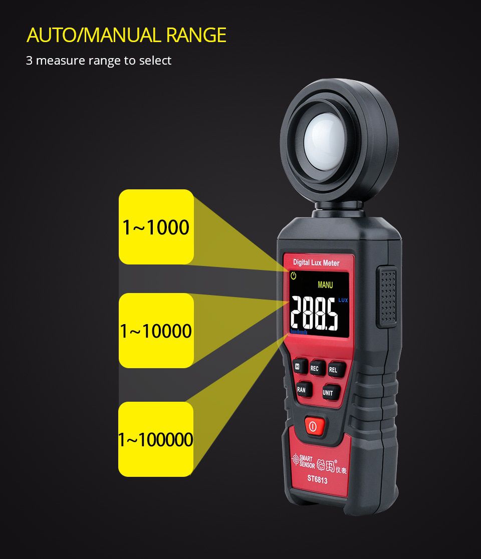 ST6813 ST9620 Digital Light Meter