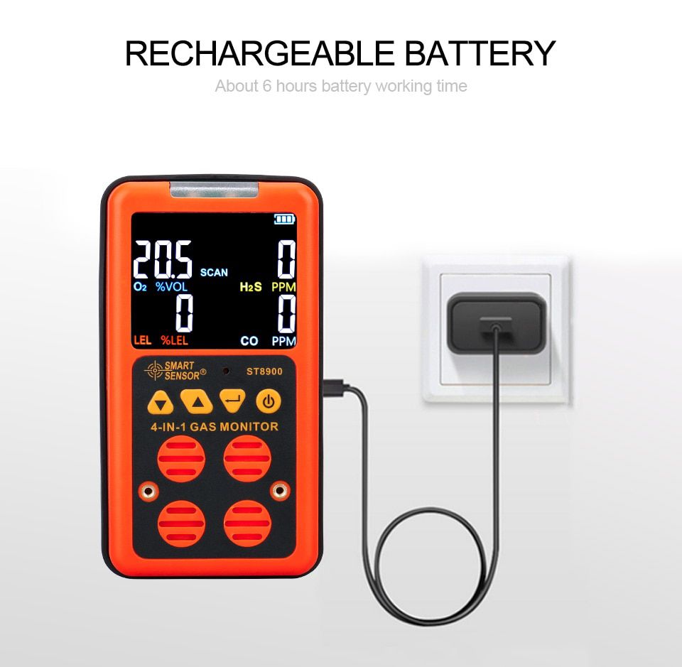 Digital Multi Gas Detector 