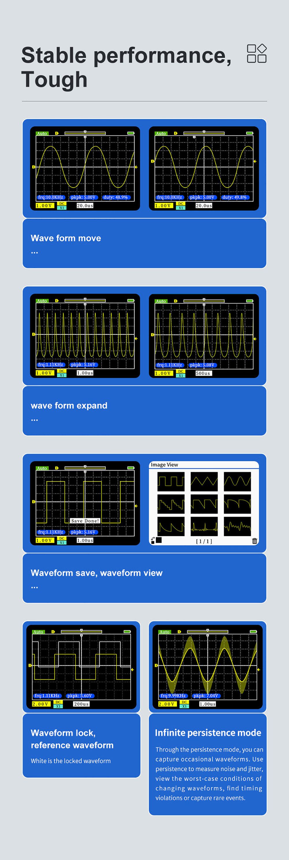 FNIRSI-1C15 Professional Digital Oscilloscope