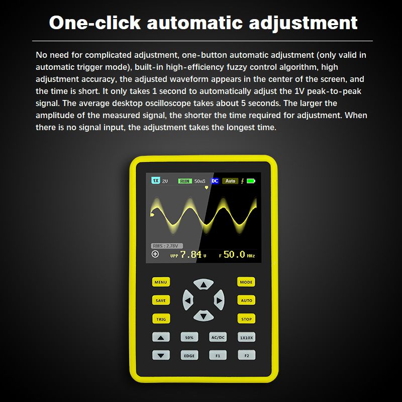 FNIRSI-5012H 2.4-inch Screen Digital Oscilloscope