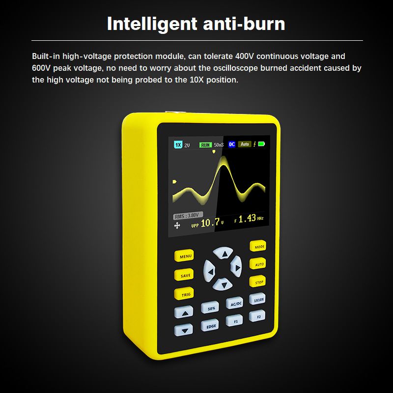 FNIRSI-5012H 2.4-inch Screen Digital Oscilloscope