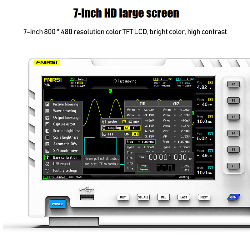 FNIRSI-1014D Digital Oscilloscope