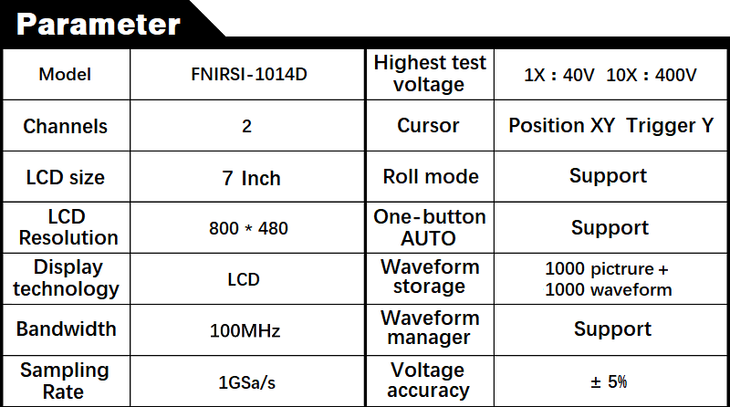 FNIRSI-1014D Digital Oscilloscope