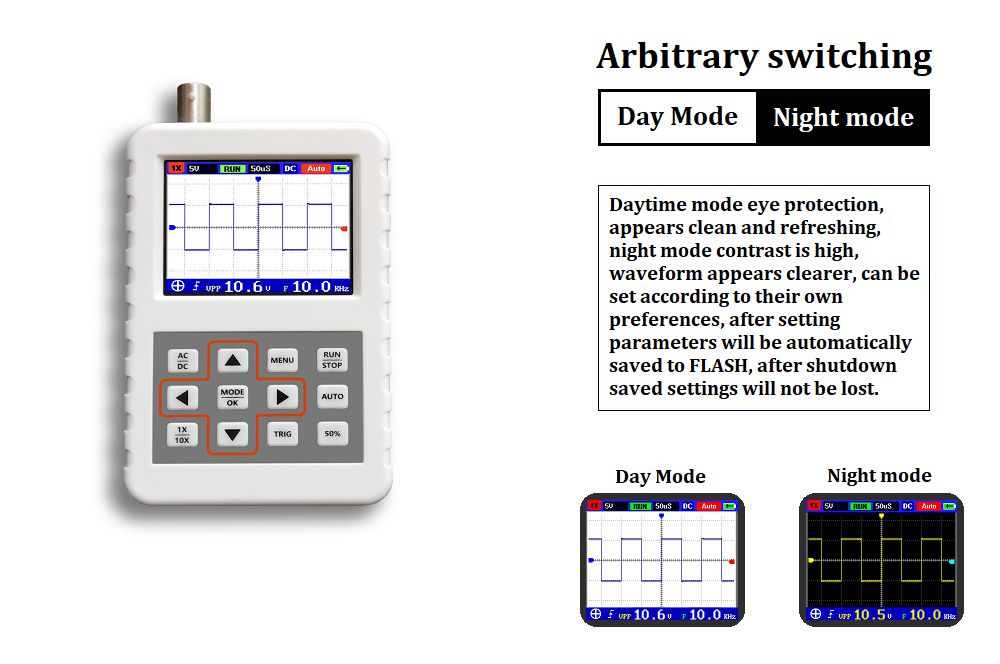 DSO FNIRSI PRO Handheld mini portable digital oscillosco