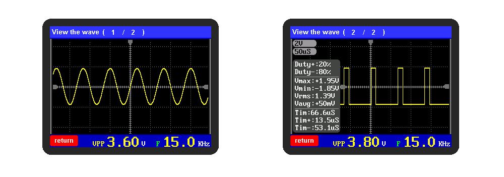 DSO FNIRSI PRO Handheld mini portable digital oscillosco