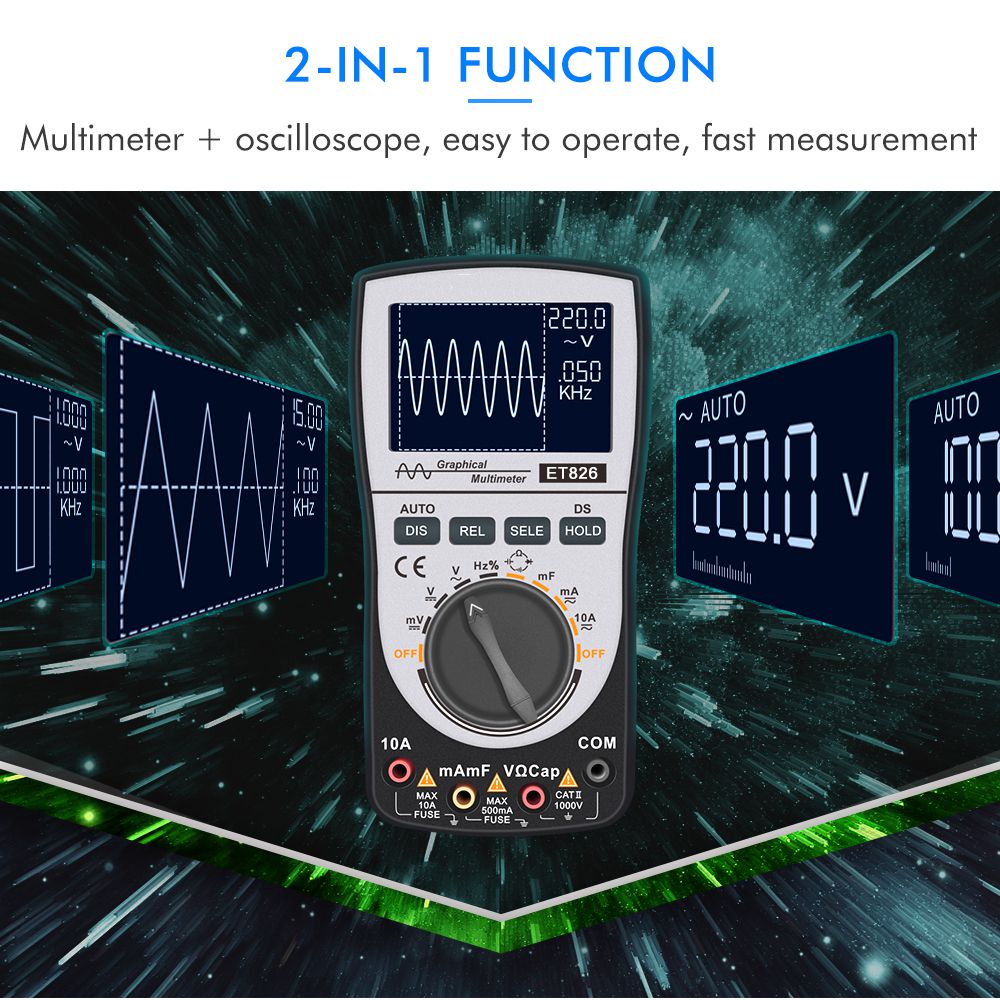 ET826 Digital Oscilloscope