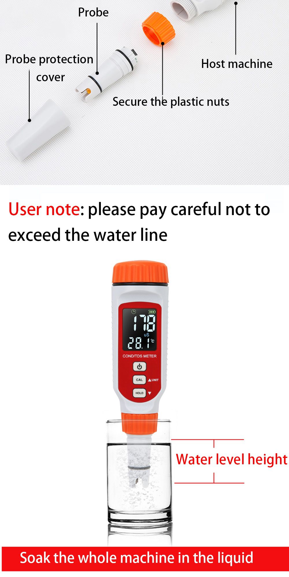 AR8211+/ AR8211 Digital Pen-type Conductivity/TDS Meter