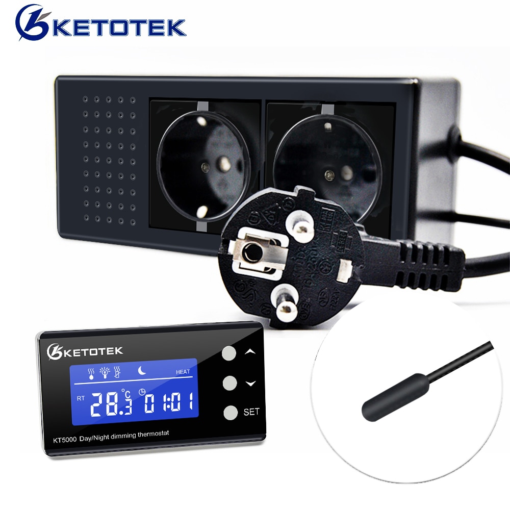 KT4000/KT5000 Digital Reptile Dimming Aquarium Temperatu