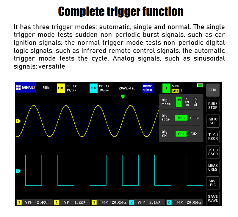 FNIRSI-1013D Digital Tablet Oscilloscope