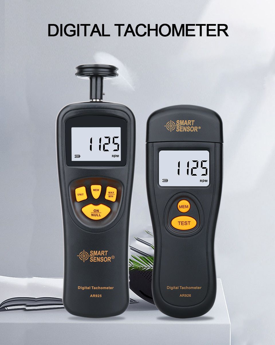 Digital Tachometer Rotational Speed Meter