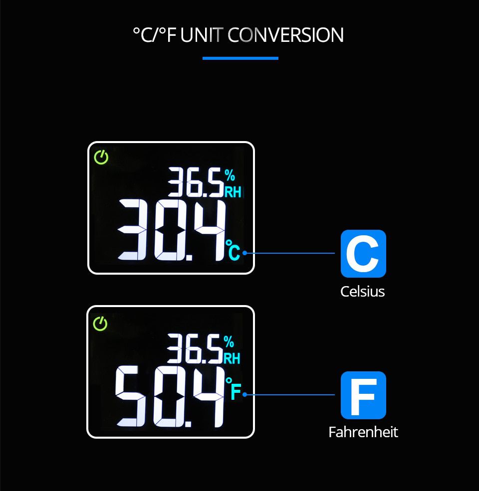 ST9617 ST6817 Digital Temperature Humidity Meter