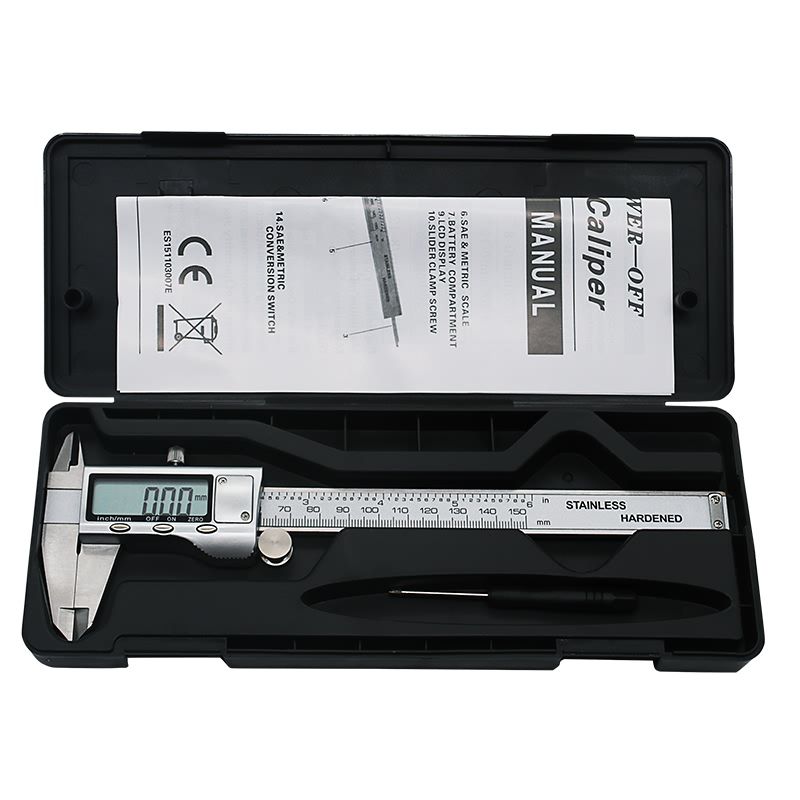 6-Inch 150mm Stainless Steel Electronic Digital Vernier 