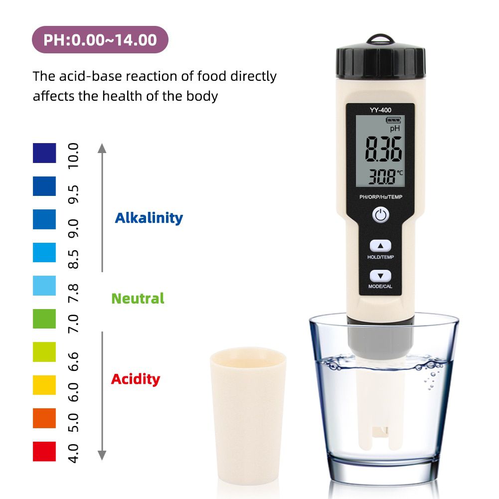 4 in 1 H2/PH/ORP/TEMP Meter