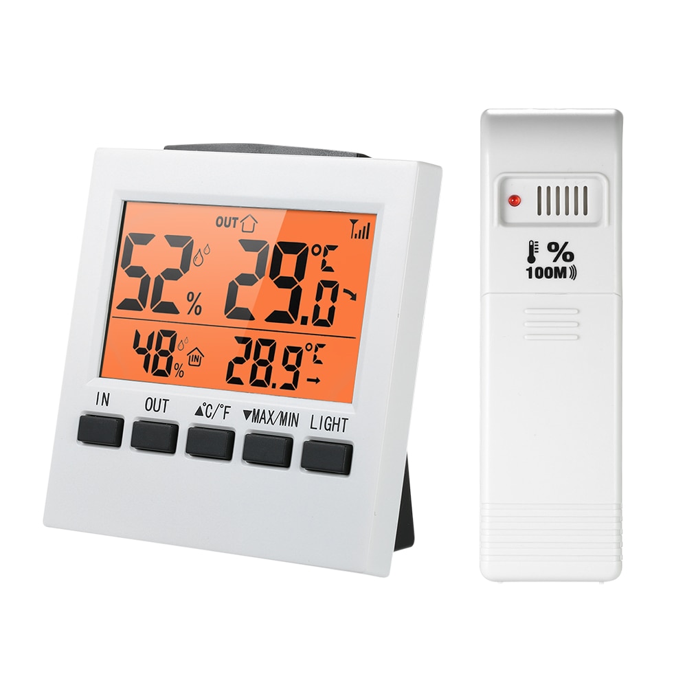 LCD Digital Wireless Indoor Thermometer